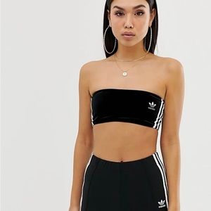 Adidas bandeau tube top